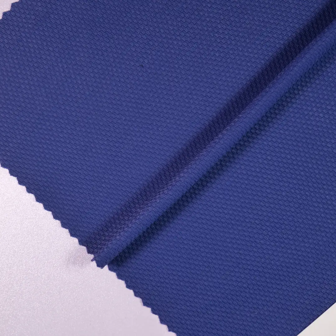 China Fabric for T-Shirt,Polo Shirt Jacquard Knit Fabric Spandex Nylon blue color buy from China wholesaler bulk order at wholesale price free worldwide shipping Alibaba
