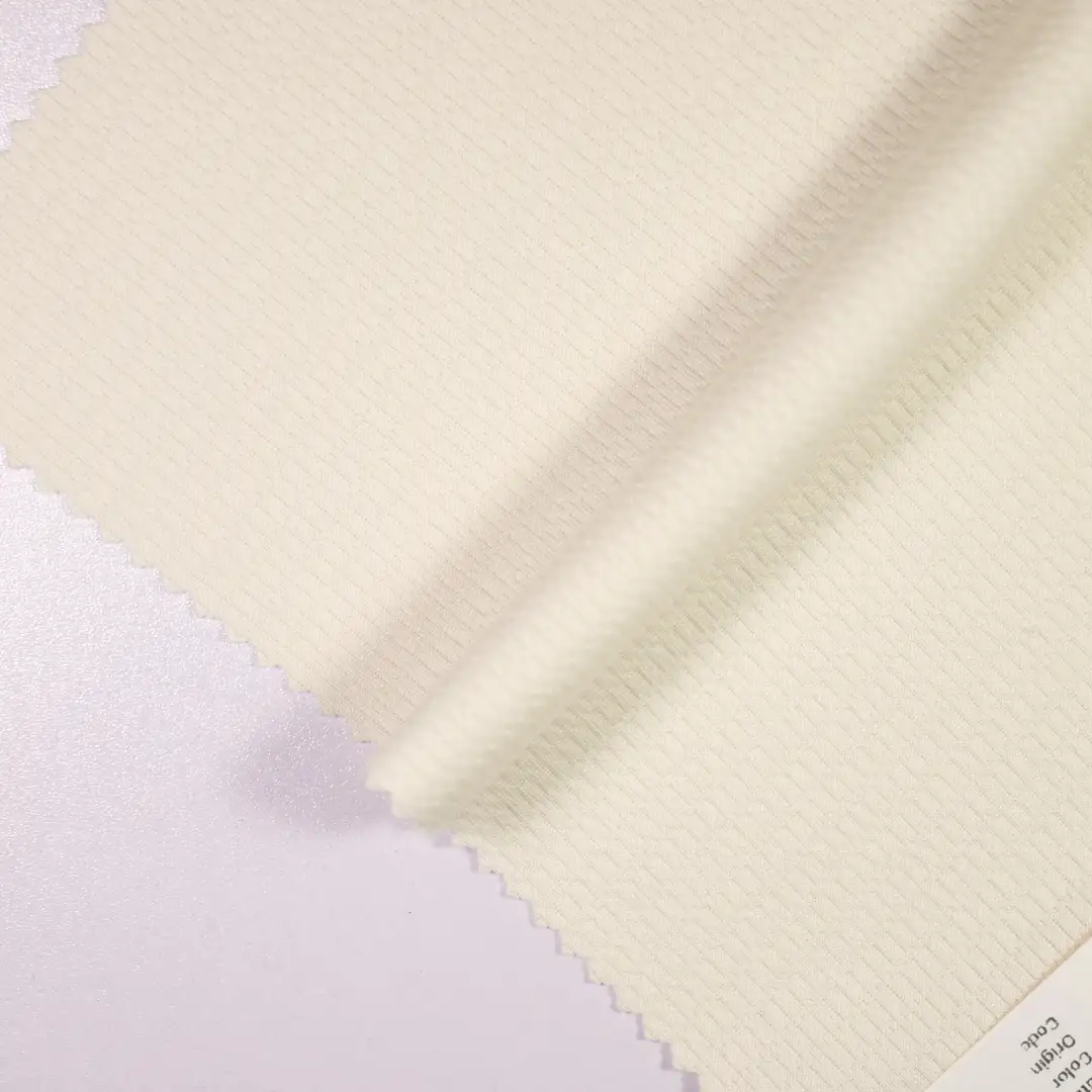 China Fabric for T-Shirt,Polo Shirt Jacquard Knit Fabric Polyester Spandex Beige color buy from China wholesaler bulk order at wholesale price free worldwide shipping Alibaba