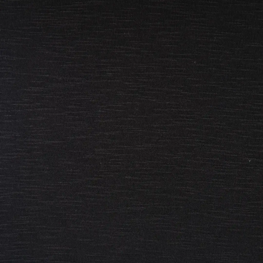 China Fabric for Polo Shirt,Blouse Rib Knit Fabric Linen Cotton black color buy from China wholesaler bulk order at wholesale price free worldwide shipping Alibaba