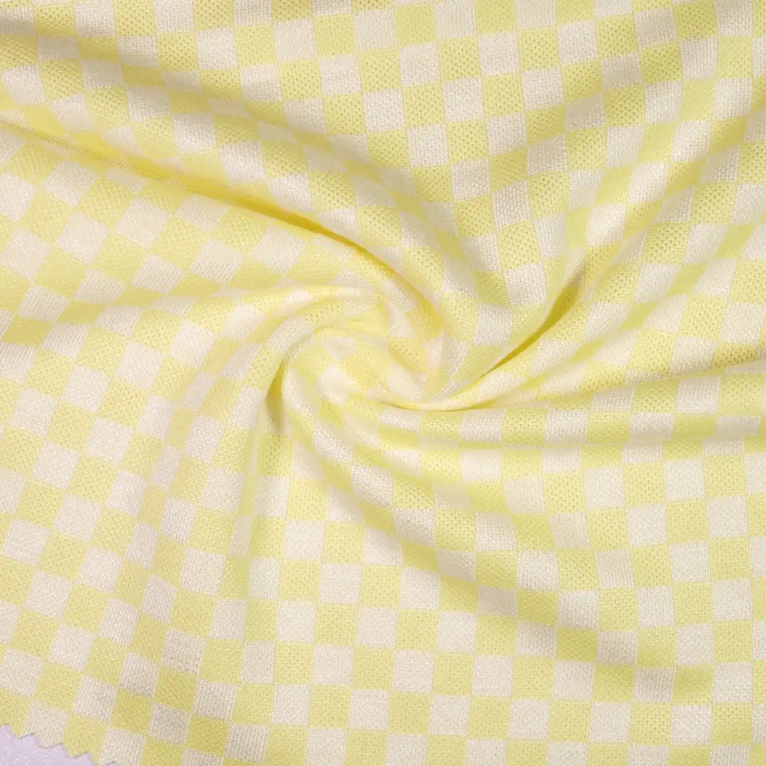 China Fabric for Blazer,Skirt Yarn-dyed fabric Knit Fabric Rayon Polyester yellow color buy from China wholesaler bulk order at wholesale price free worldwide shipping Alibaba