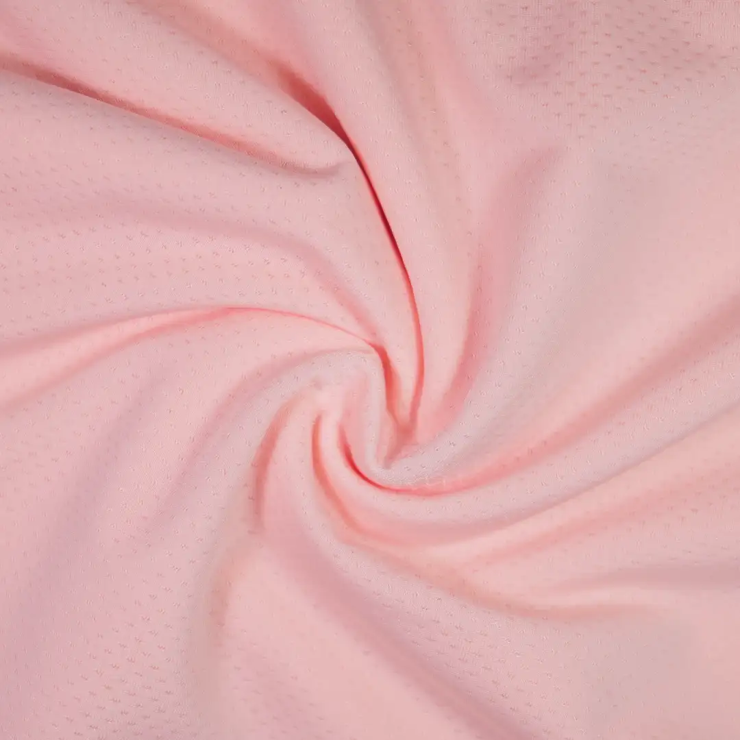 China Fabric for T-Shirt,Polo Shirt,Yoga Clothes,Sports Bras Mesh Knit Fabric Polyester Spandex pink color buy from China wholesaler bulk order at wholesale price free worldwide shipping Alibaba