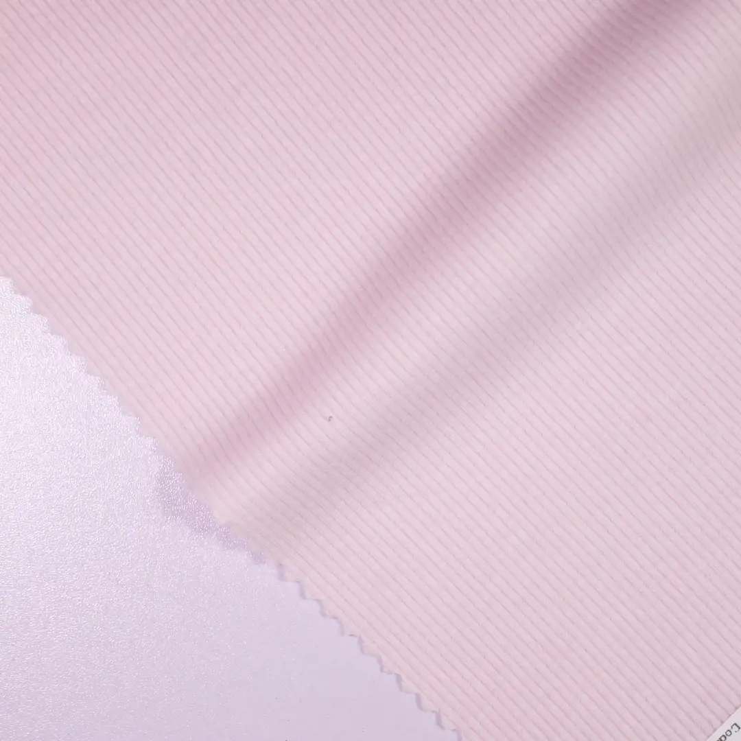 China Fabric for Hoodie,Sweatshirt Rib Knit Fabric Cotton Polyester Spandex pink color buy from China wholesaler bulk order at wholesale price free worldwide shipping Alibaba
