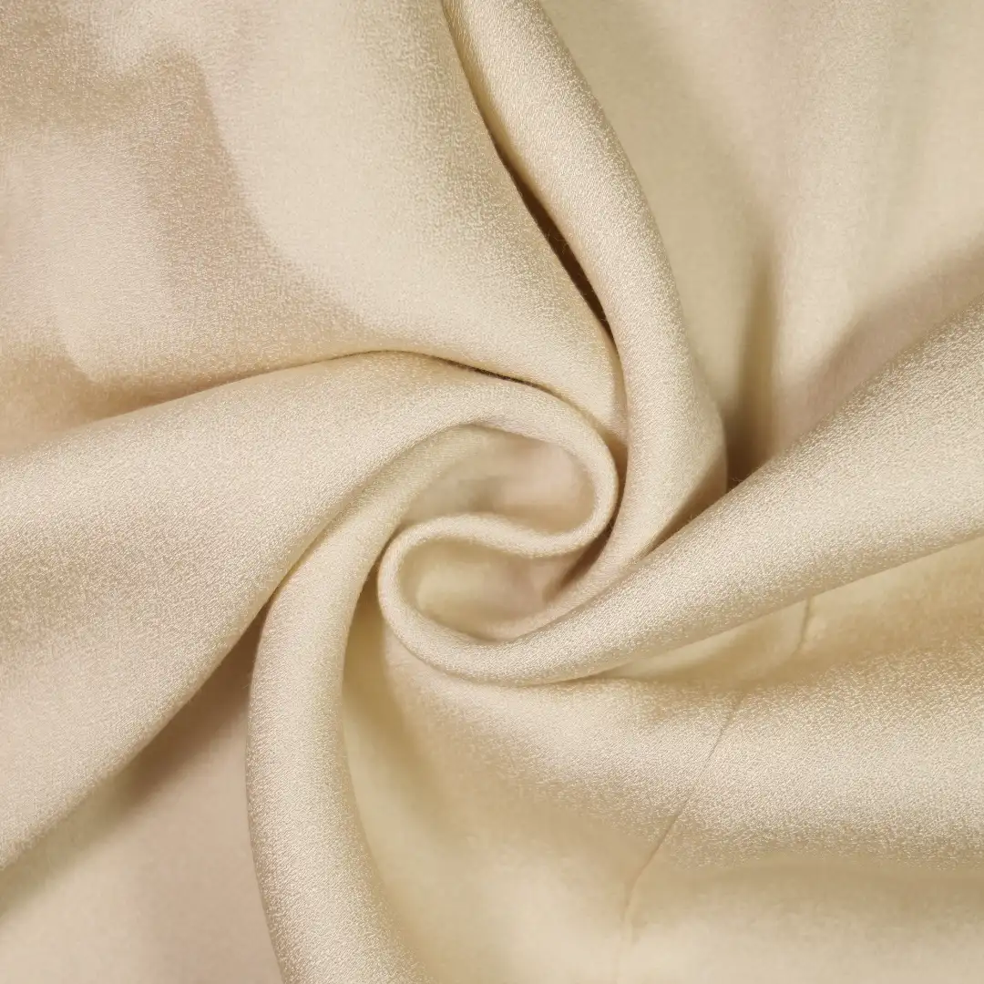 China Fabric for Shirt,Pants,Blouse,Crop Top Cotton Satin Natural Woven Fabric Viscose Rayon Bisque color buy from China wholesaler bulk order at wholesale price free worldwide shipping Alibaba