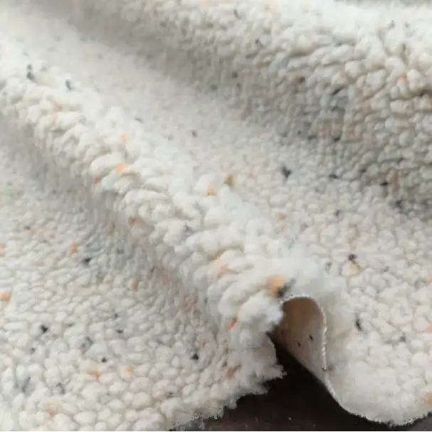 China Fabric for Jackets,Hoodie,Padded Jacket Sherpa Knit Fabric Polyester beige color buy from China wholesaler bulk order at wholesale price free worldwide shipping Alibaba