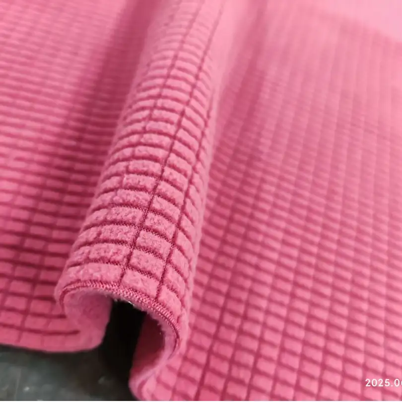 China Fabric for Jackets,Full-Zipper Cardigan ,Hoodie  ,Sweatshirt Bonded fabric Bonded fabric Polyester red color buy from China wholesaler bulk order at wholesale price free worldwide shipping Alibaba