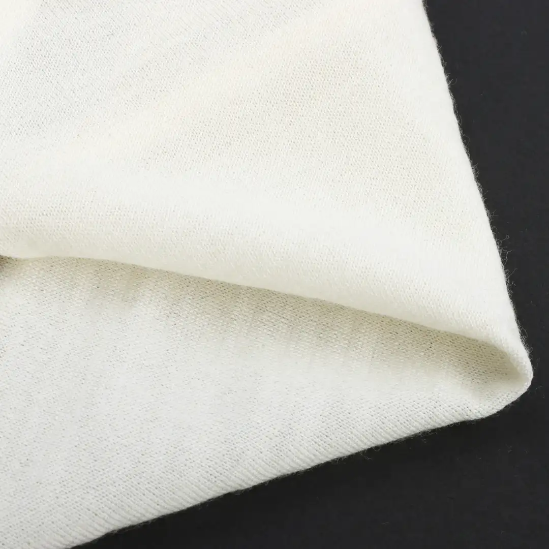 China Fabric for T-Shirt,Tank Top,Men’s Vest ,Polo T-shirt  Single Jersey Knit Fabric Merino Wool cream-coloured color buy from China wholesaler bulk order at wholesale price free worldwide shipping Alibaba