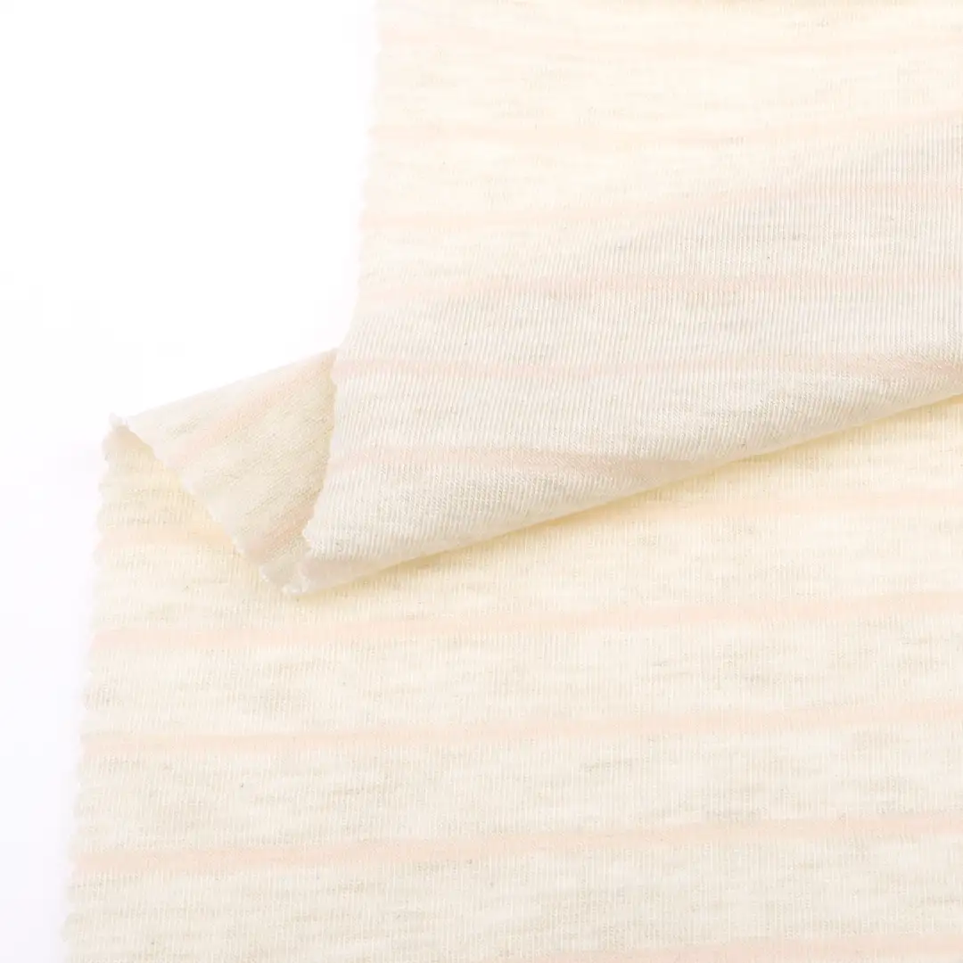 China Fabric for T-Shirt,Polo Shirt,Tank Top,Crop Top Single Jersey Knit Fabric Tencel Wool Spandex Light beige and light pink color buy from China wholesaler bulk order at wholesale price free worldwide shipping Alibaba