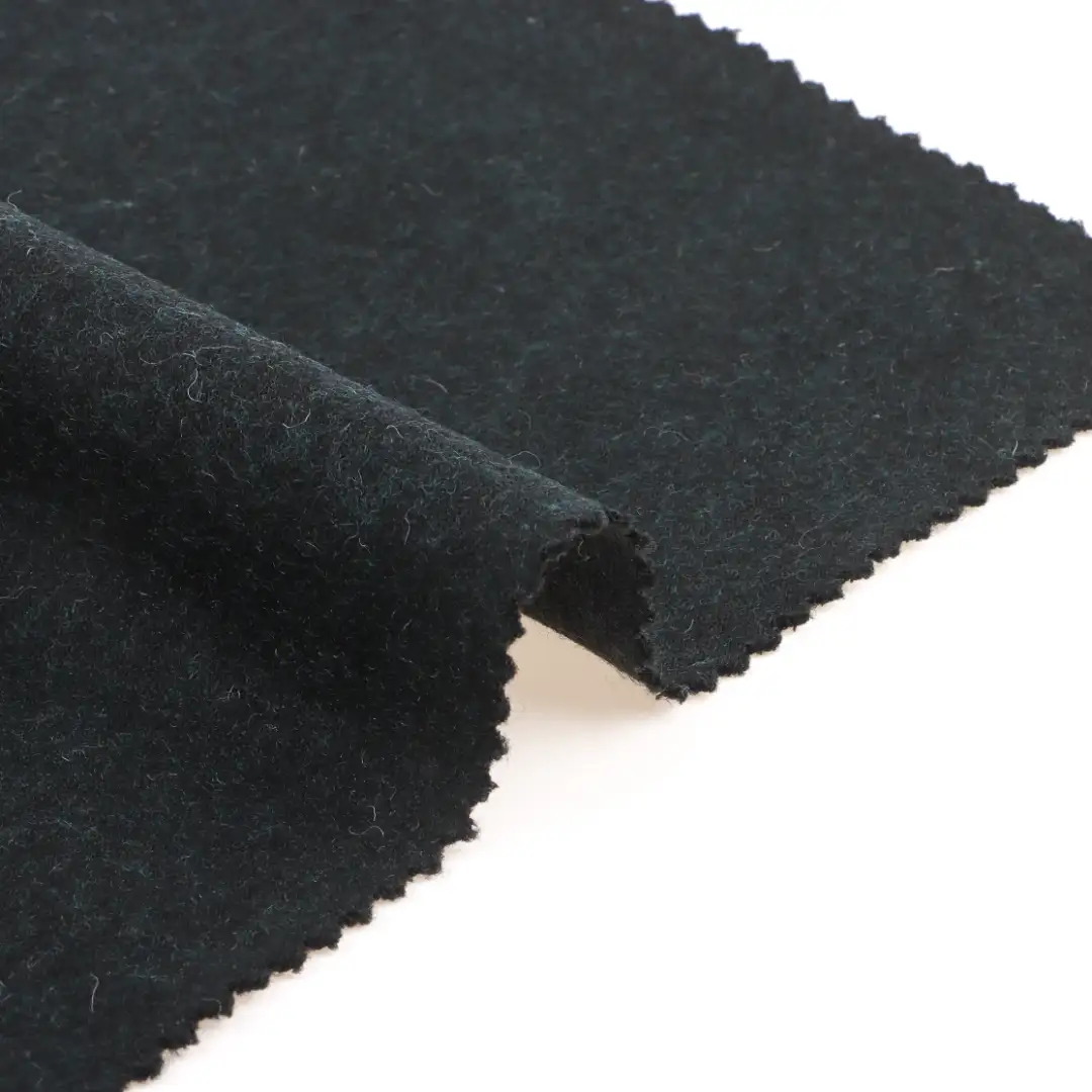 China Fabric for Open Cardigan ,Full-Zipper Cardigan ,Half-Zipper Cardigan ,Round Neck Pullover  Interlock Knit Fabric Polyester Wool BLACK color buy from China wholesaler bulk order at wholesale price free worldwide shipping Alibaba