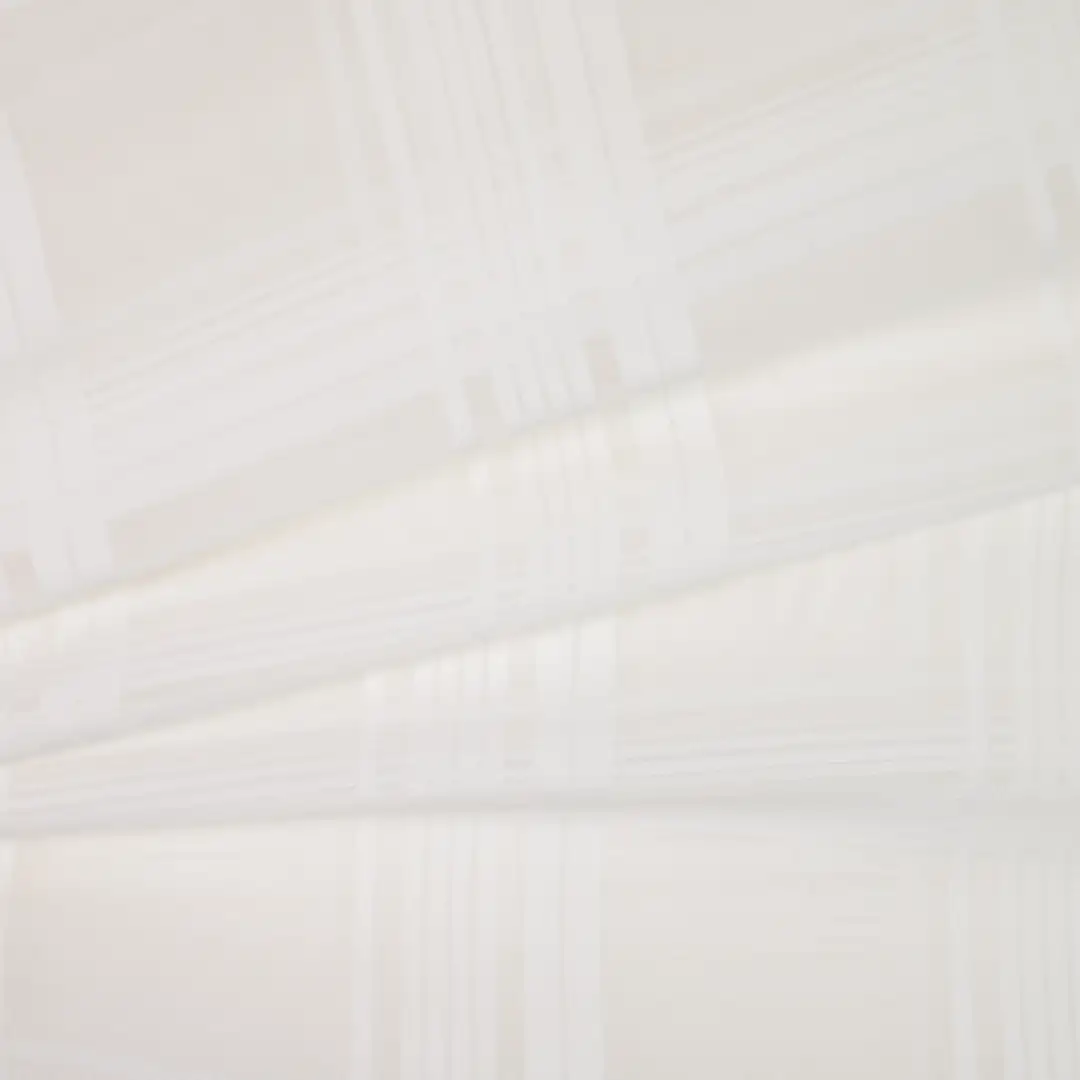 China Fabric for Shirt,Blouse,Crop Top Yarn Dyed Check Woven Blended Fabric Cotton Silk White color buy from China wholesaler bulk order at wholesale price free worldwide shipping Alibaba