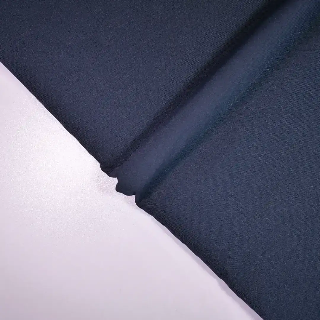 China Fabric for Blazer,Trench Coat,Uniform Twill Synthetic Woven Fabric Polyester Navy color buy from China wholesaler bulk order at wholesale price free worldwide shipping Alibaba