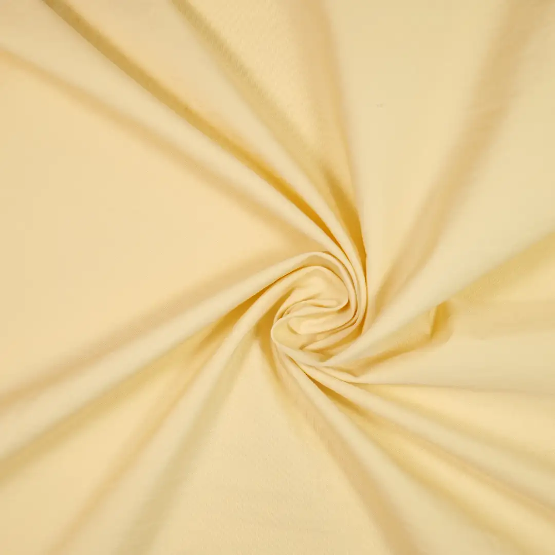 China Fabric for Shirt,Pants,Skirt Four-way Stretch (Bi-Stretch) Synthetic Woven Fabric Polyester Yellow color buy from China wholesaler bulk order at wholesale price free worldwide shipping Alibaba