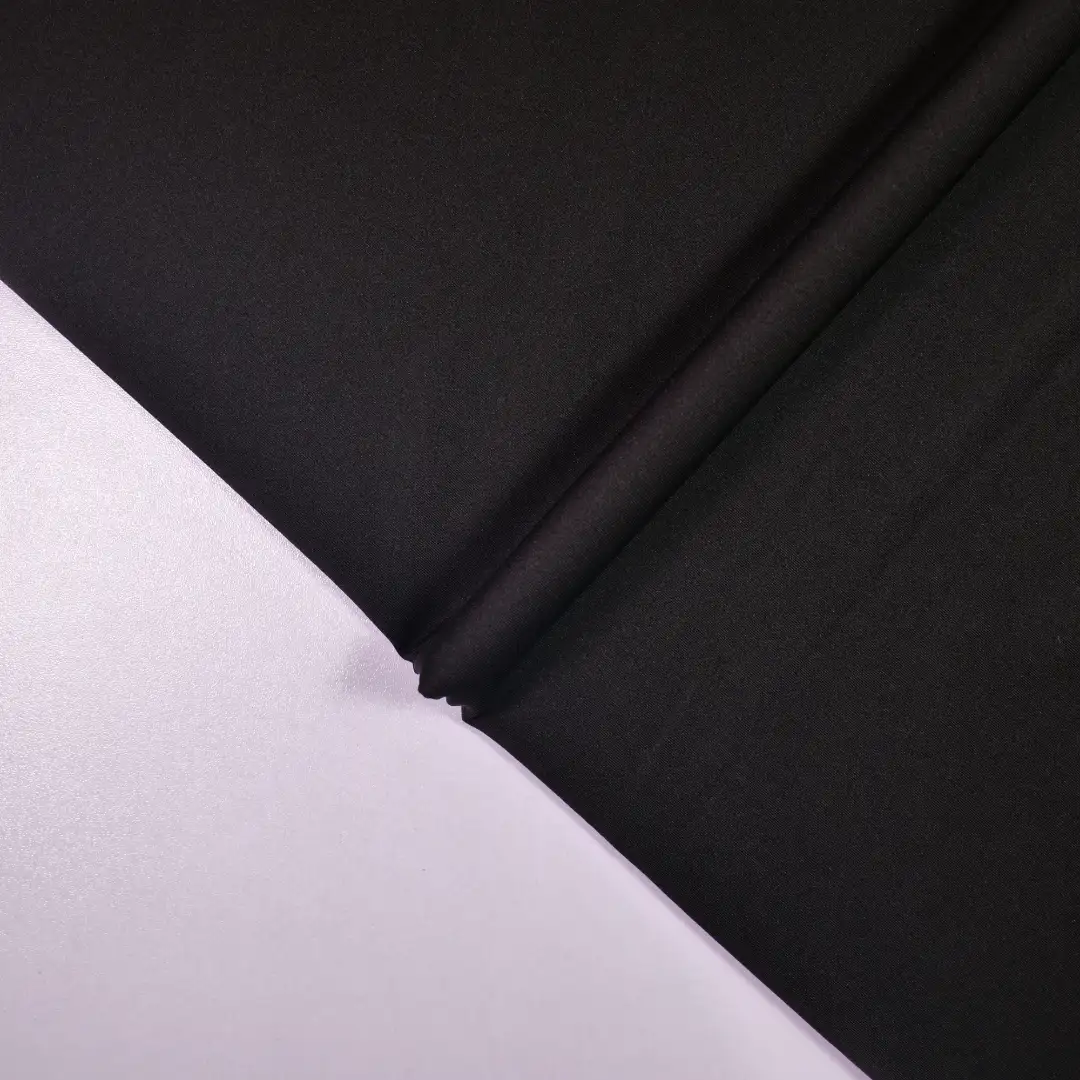 China Fabric for Yoga Pants,Tracksuits,Sports Bras Four-way Stretch (Bi-Stretch) Knit Fabric Polyester Spandex Black color buy from China wholesaler bulk order at wholesale price free worldwide shipping Alibaba