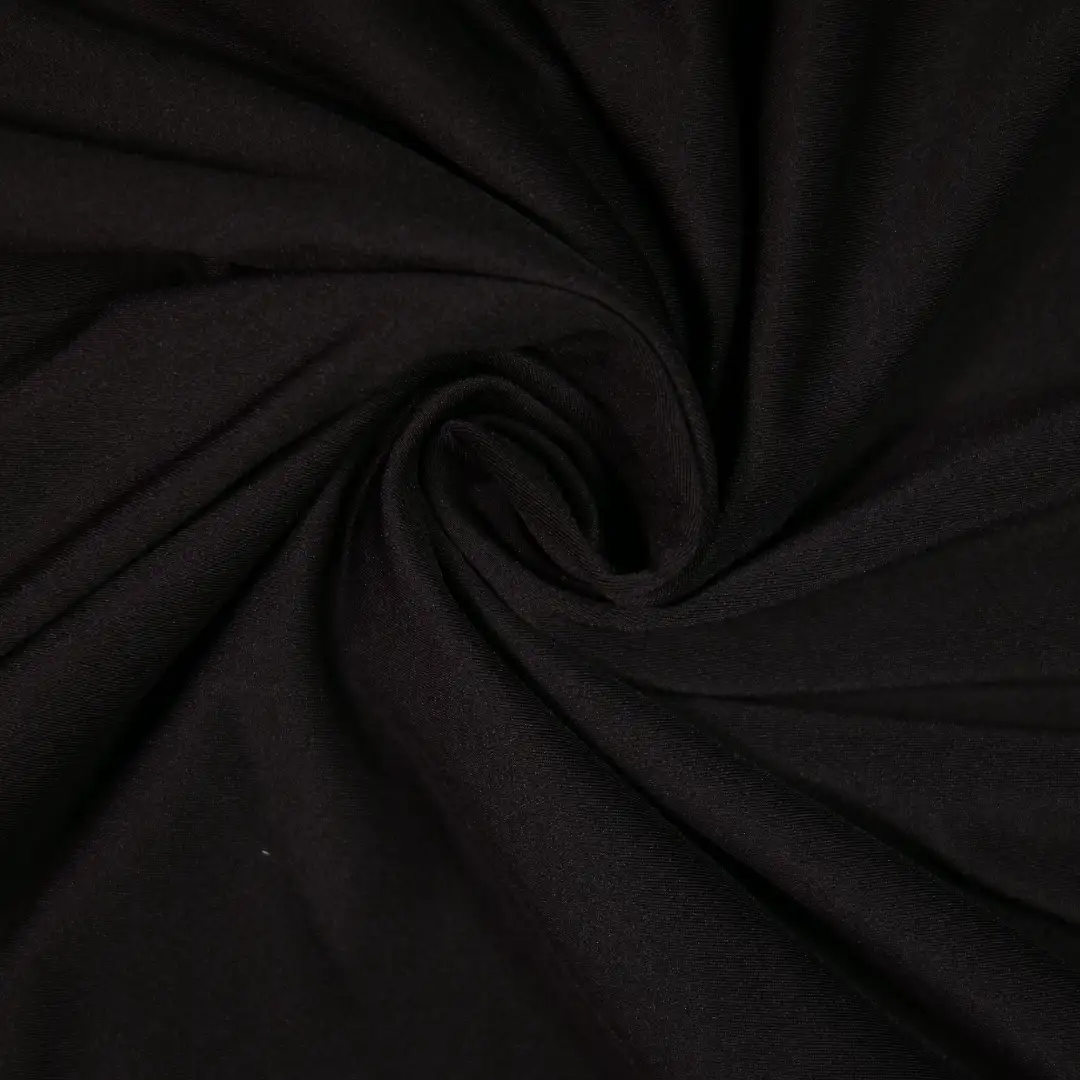 China Fabric for Yoga Pants,Tracksuits,Sports Bras Four-way Stretch (Bi-Stretch) Knit Fabric Polyester Spandex Black color buy from China wholesaler bulk order at wholesale price free worldwide shipping Alibaba