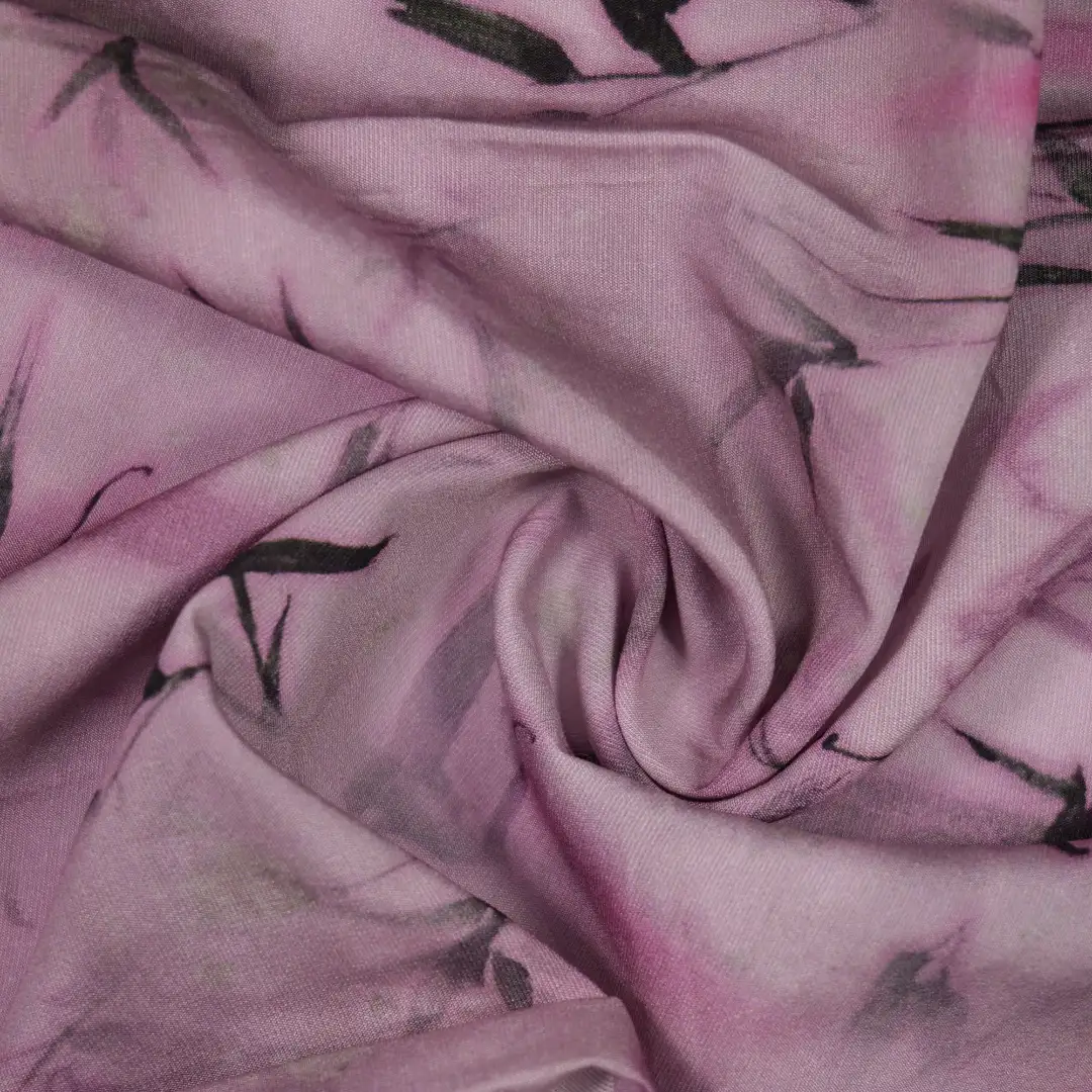 China Fabric for Shirt,Blouse,Crop Top Chiffon Woven Blended Fabric Rayon Nylon Pink color buy from China wholesaler bulk order at wholesale price free worldwide shipping Alibaba