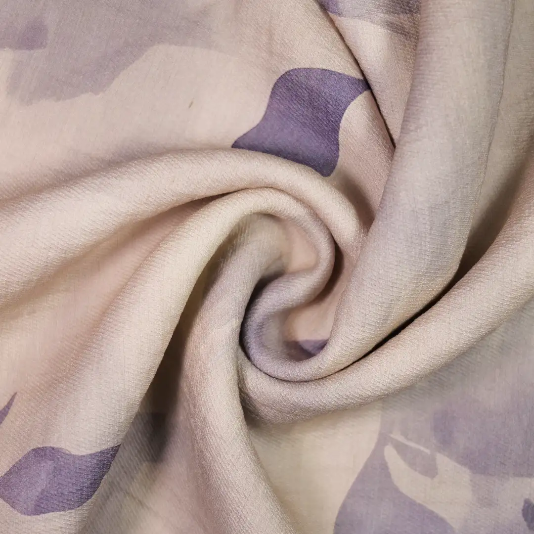 China Fabric for Shirt,Blouse,Crop Top,Skirt Nylon/Rayon Bengaline Woven Blended Fabric Rayon Nylon Linen Purple color buy from China wholesaler bulk order at wholesale price free worldwide shipping Alibaba
