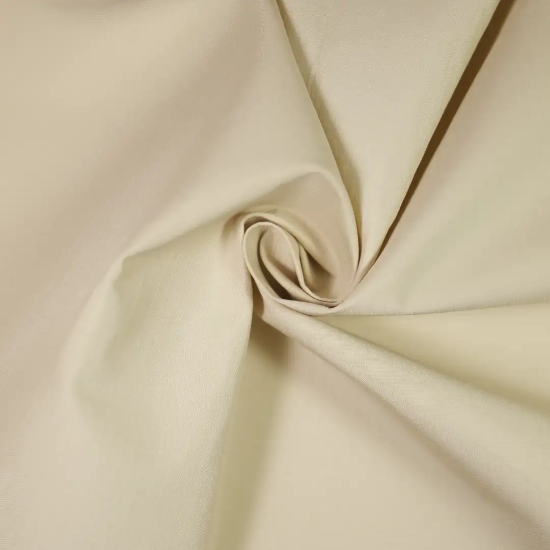 China Fabric for Trench Coat,Uniform Jacquard Synthetic Woven Fabric Polyester Beige color buy from China wholesaler bulk order at wholesale price free worldwide shipping Alibaba