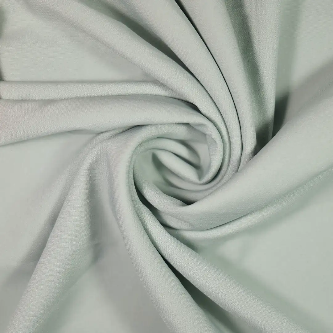 China Fabric for Shirt,Interlining Four-way Stretch (Bi-Stretch) Synthetic Woven Fabric Polyester lightgreen color buy from China wholesaler bulk order at wholesale price free worldwide shipping Alibaba