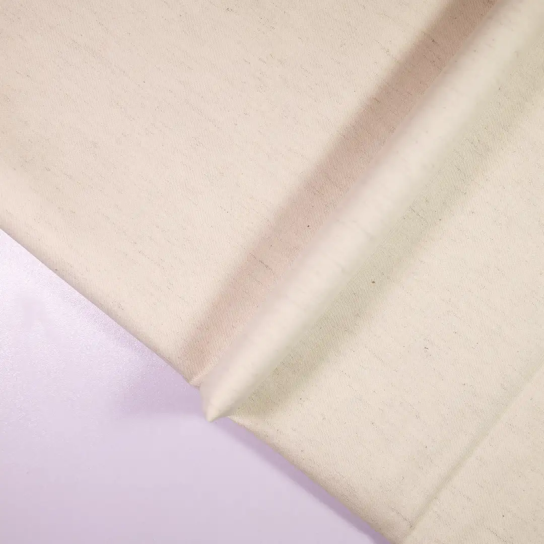 China Fabric for Shirt,Pants,Blouse,Crop Top Linen/Cotton Plain Natural Woven Fabric Cotton Rayon Linen Polyamide Beige color buy from China wholesaler bulk order at wholesale price free worldwide shipping Alibaba