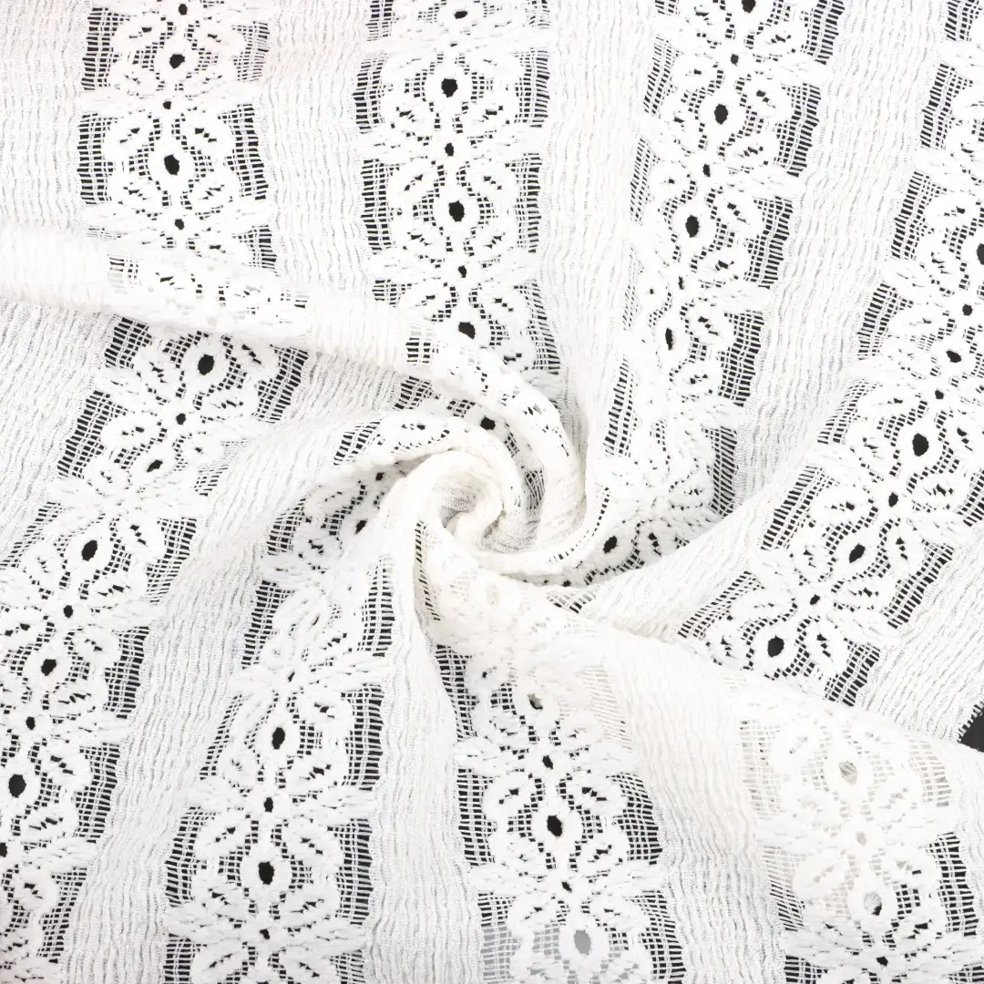 China Fabric for Shirt,Pants,Denim Jacket,Blazer,Crop Top,Jogger,Hoodie Tricot Knit Fabric Polyester Elastane cream color buy from China wholesaler bulk order at wholesale price free worldwide shipping Alibaba