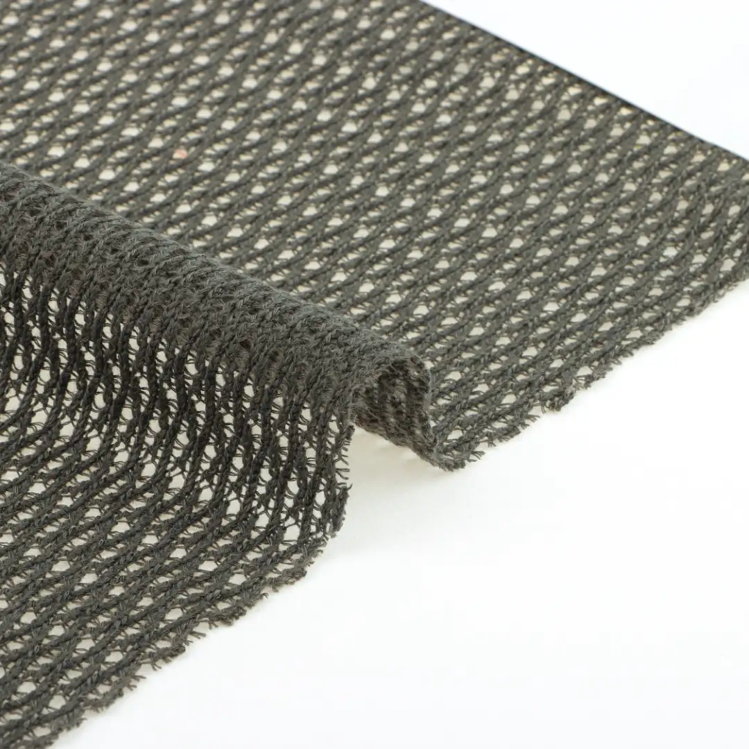 China Fabric for Shirt,Pants,Blouse,Crop Top Hacci Knit Fabric Polyester Elastane Army-green color buy from China wholesaler bulk order at wholesale price free worldwide shipping Alibaba