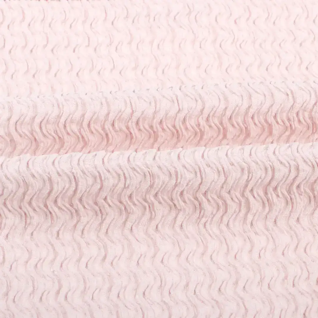 China Fabric for Shirt,Pants,Blouse,Crop Top Tricot Knit Fabric Polyester Elastane pink color buy from China wholesaler bulk order at wholesale price free worldwide shipping Alibaba