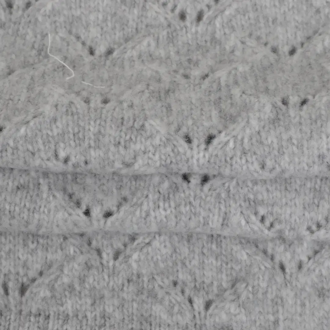 China Yarn for Crop Top Pullover (Sweater),Dresses (Cardigan Open) (Sweater),Dresses (Cardigan Button) (Sweater) Air Spun Yarn Fancy Yarn Recycled Polyester Polyester Grey Melange color buy from China wholesaler bulk order at wholesale price free worldwide shipping Alibaba