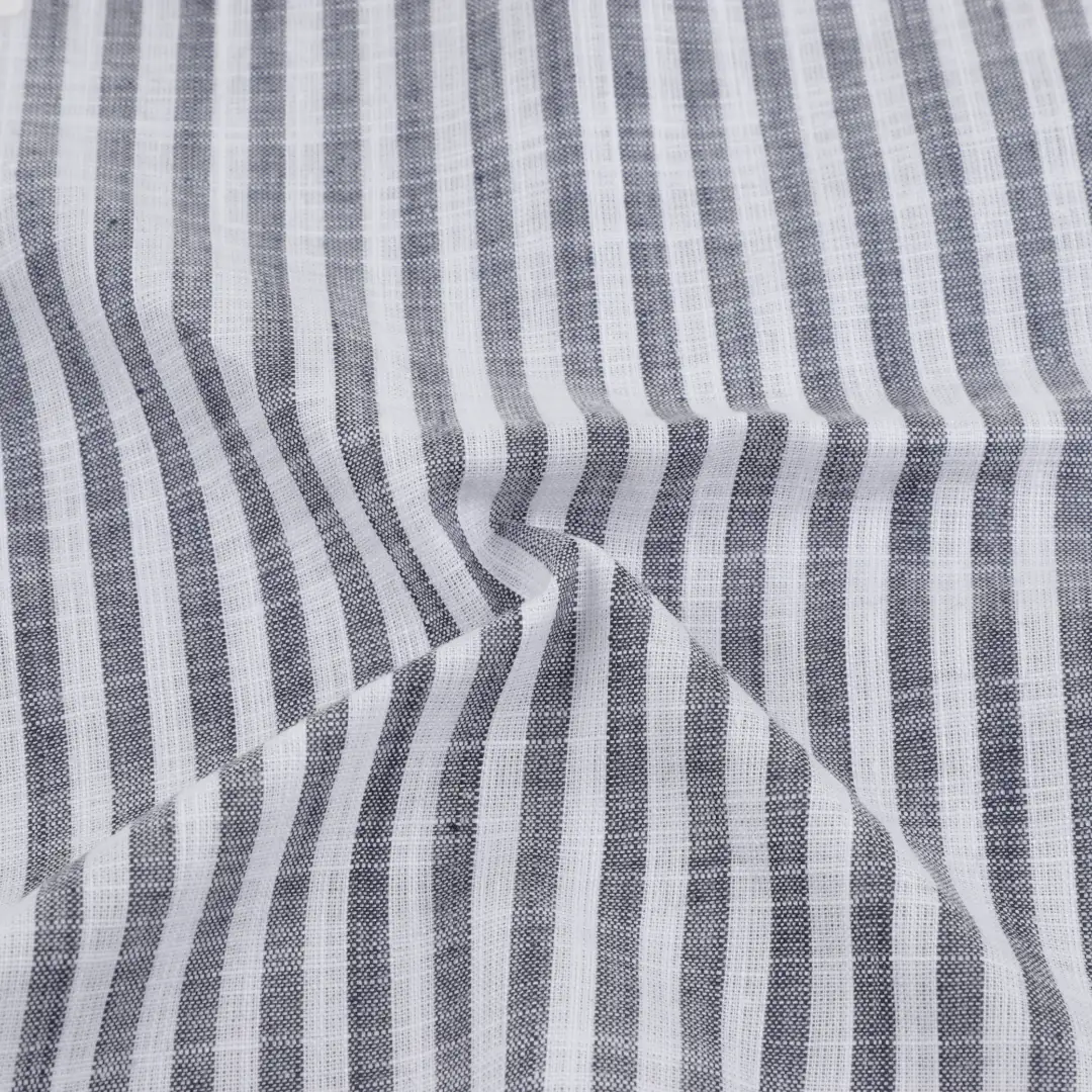 Bangladesh Fabric for Shirt,Womens Slim Fit Shirt,Womens Stand Collar Shirt,Womens Rolled Cuff T-shirt Cotton Slub Natural Woven Fabric Cotton Slub White/Black YD color buy from Bangladesh wholesaler bulk order at wholesale price free worldwide shipping Alibaba