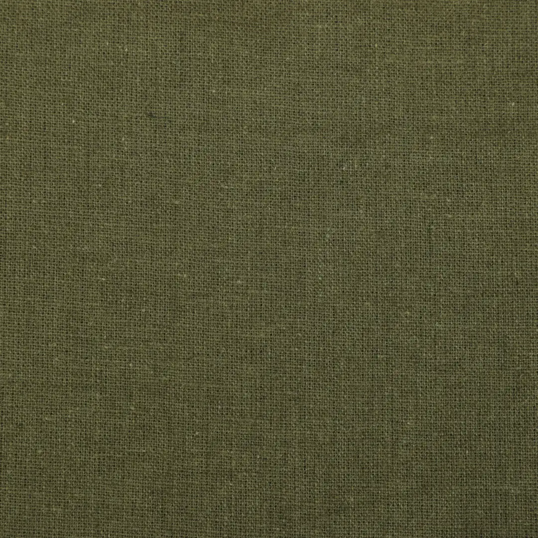 Bangladesh Fabric for Shirt,Casual Long Sleeve Crop Shirt,Cropped V-Neck Shirt,French Ruffle Collar Shirt Linen/Cotton Plain Natural Woven Fabric Linen Organic Cotton Olive color buy from Bangladesh wholesaler bulk order at wholesale price free worldwide shipping Alibaba