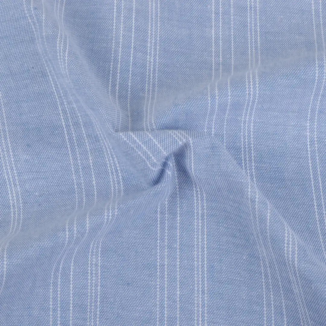 Bangladesh Fabric for Shirt End On End YD Poplin Natural Woven Fabric BCI Cotton Recycle Cotton Blue yd color buy from Bangladesh wholesaler bulk order at wholesale price free worldwide shipping Alibaba