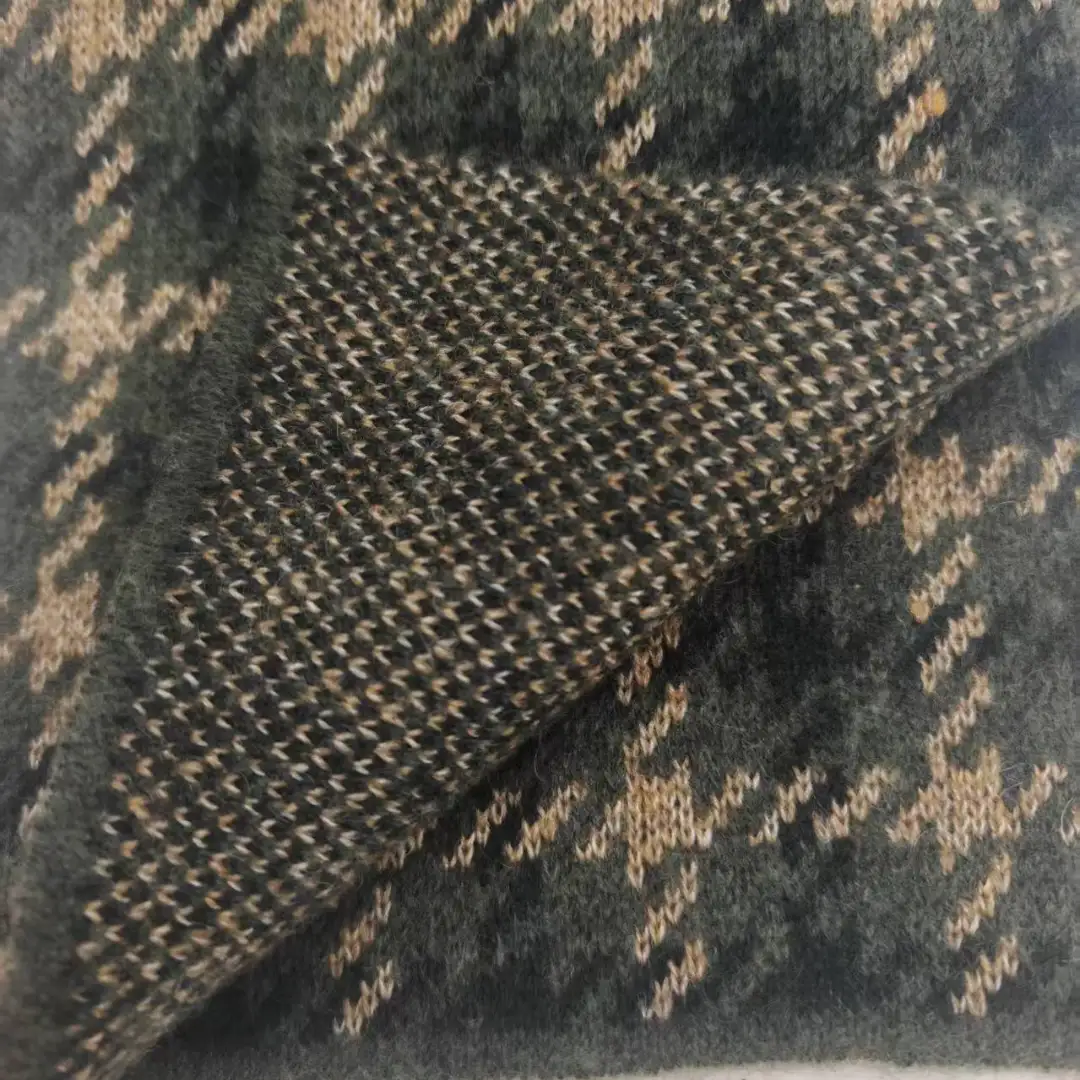 China Yarn for Hoodie,Open Cardigan (Sweater),Full-Zipper Cardigan (Sweater),Half-Zipper Cardigan (Sweater),Crop Top Pullover (Sweater) Mossy Yarn Fancy Yarn Recycled Polyester Polyester Wool Black, green and brown color buy from China wholesaler bulk order at wholesale price free worldwide shipping Alibaba