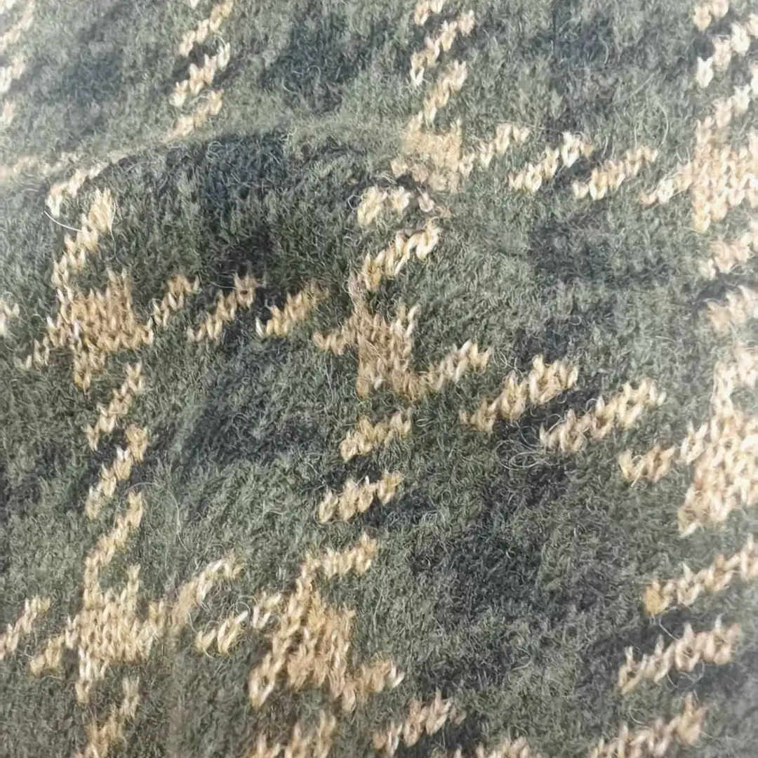 China Yarn for Hoodie,Open Cardigan (Sweater),Full-Zipper Cardigan (Sweater),Half-Zipper Cardigan (Sweater),Crop Top Pullover (Sweater) Mossy Yarn Fancy Yarn Recycled Polyester Polyester Wool Black, green and brown color buy from China wholesaler bulk order at wholesale price free worldwide shipping Alibaba