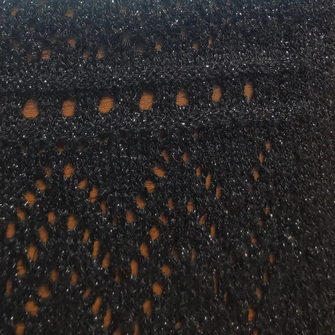 China Yarn for Open Cardigan (Sweater) Lurex Lurex Rayon Lurex 黑色 color buy from China wholesaler bulk order at wholesale price free worldwide shipping Alibaba