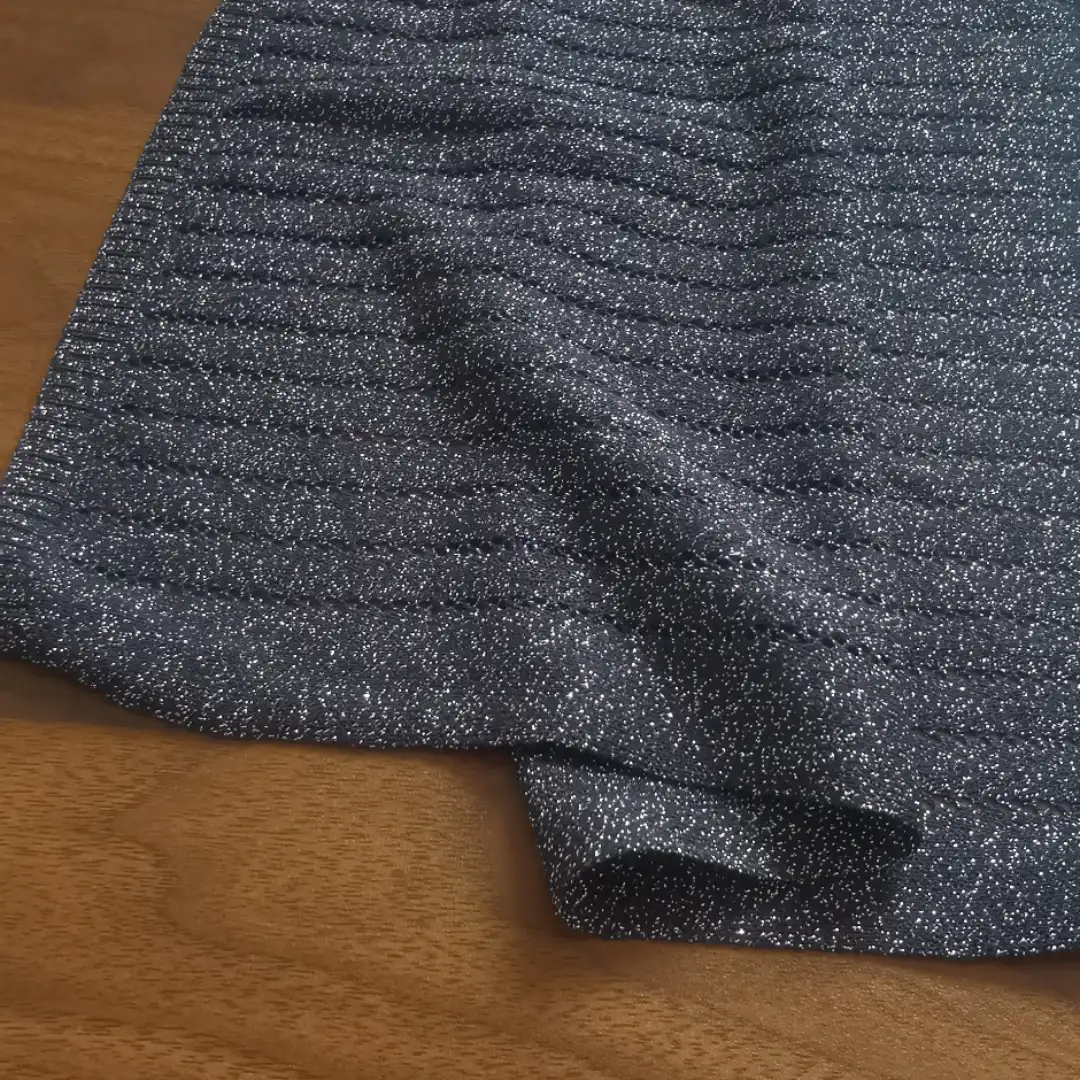 China Yarn for Open Cardigan (Sweater) Lurex Lurex Rayon Nylon Lurex 藏青 color buy from China wholesaler bulk order at wholesale price free worldwide shipping Alibaba