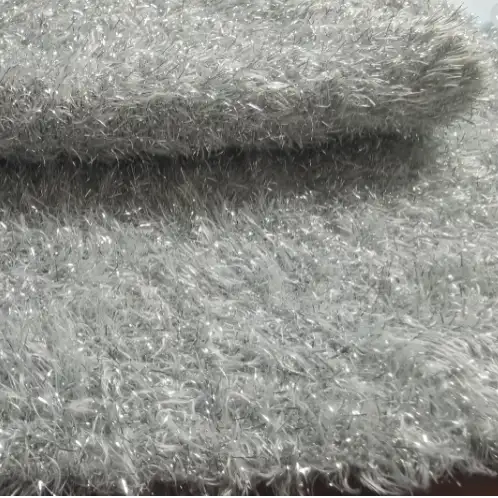 China Yarn for Open Cardigan (Sweater) Lurex Lurex Lurex Polyester 银白色 color buy from China wholesaler bulk order at wholesale price free worldwide shipping Alibaba