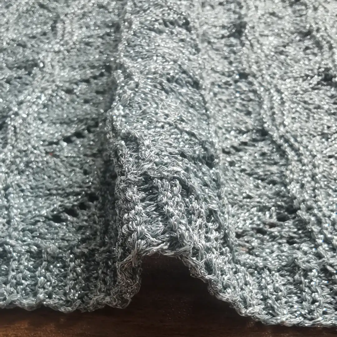 China Yarn for Open Cardigan (Sweater) Lurex Lurex Polyester Lurex 灰蓝色 color buy from China wholesaler bulk order at wholesale price free worldwide shipping Alibaba