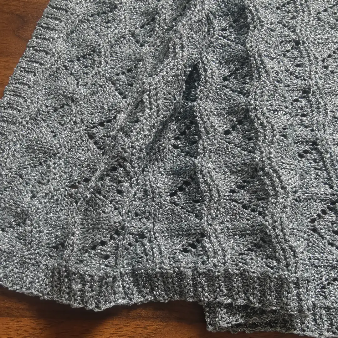 China Yarn for Open Cardigan (Sweater) Lurex Lurex Polyester Lurex 灰蓝色 color buy from China wholesaler bulk order at wholesale price free worldwide shipping Alibaba