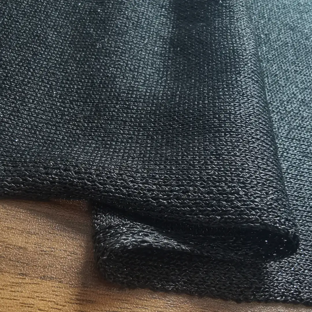 China Yarn for Open Cardigan (Sweater) Lurex Lurex Polyester Rayon Lurex 黑色 color buy from China wholesaler bulk order at wholesale price free worldwide shipping Alibaba