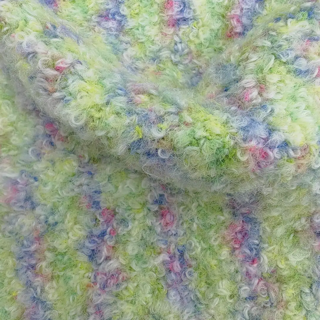 China Yarn for Crop Top,Hoodie,Open Cardigan (Sweater),Crop Top Pullover (Sweater) Boucle Yarn Fancy Yarn Nylon Polyester Acrylic Wool multicolor color buy from China wholesaler bulk order at wholesale price free worldwide shipping Alibaba