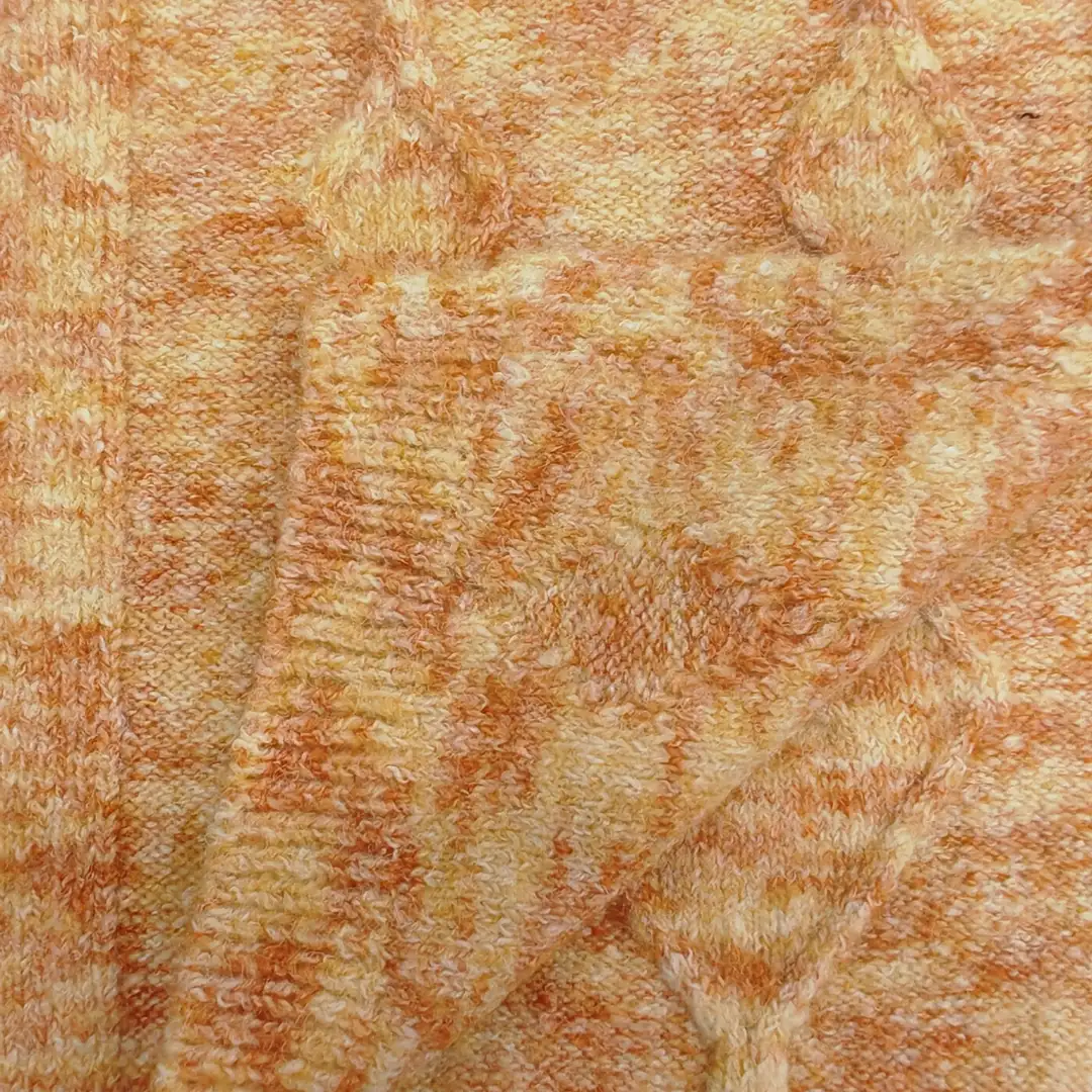 China Yarn for Open Cardigan (Sweater),Round Neck Pullover (Sweater),Hoodie  (Sweater) Mossy Yarn Fancy Yarn Cotton Acrylic Polyester Nylon Spandex orangered color buy from China wholesaler bulk order at wholesale price free worldwide shipping Alibaba