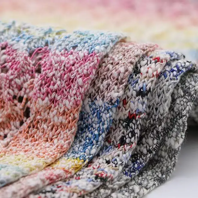 China Yarn for Crop Top,Full-Zipper Cardigan (Sweater),Half-Zipper Cardigan (Sweater) Mossy Yarn Fancy Yarn Cotton Polyester 渐变色 color buy from China wholesaler bulk order at wholesale price free worldwide shipping Alibaba