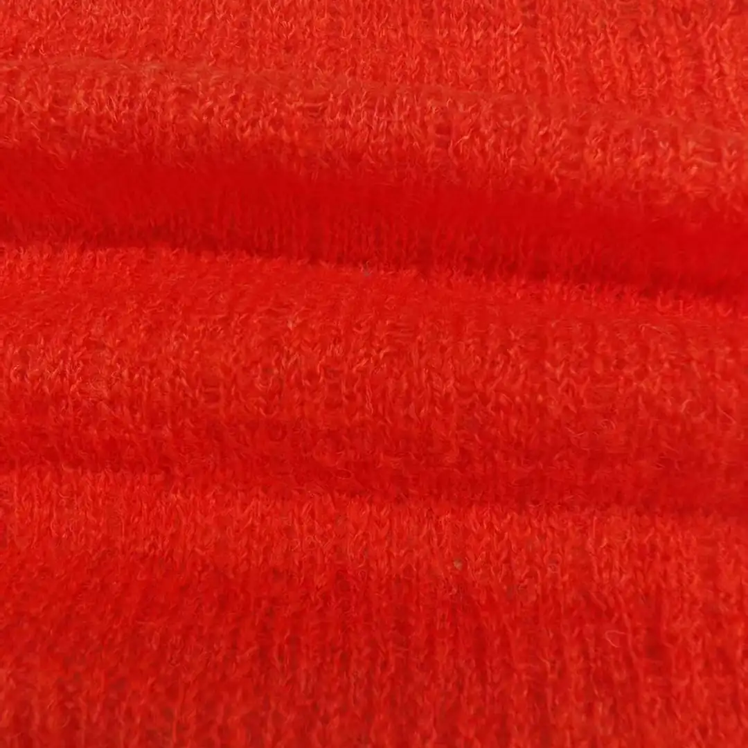 China Yarn for Hoodie,Open Cardigan (Sweater),Half-Zipper Cardigan (Sweater),Round Neck Pullover (Sweater),Crop Top Pullover (Sweater) Mossy Yarn Fancy Yarn Acrylic Nylon Wool orange red color buy from China wholesaler bulk order at wholesale price free worldwide shipping Alibaba