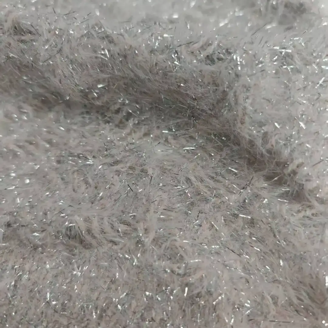 China Yarn for Crop Top,Hoodie,Round Neck Pullover (Sweater),Hoodie  (Sweater),Dresses (Cardigan Open) (Sweater) Cat Feather Yarn Fancy Yarn Nylon Lurex Pink color buy from China wholesaler bulk order at wholesale price free worldwide shipping Alibaba