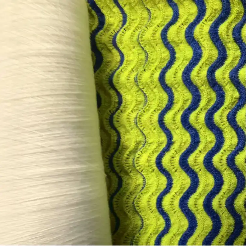 China Yarn for Hoodie,Open Cardigan (Sweater),Round Neck Pullover (Sweater),Crew Neck Pullover (Sweater),Crop Top Pullover (Sweater),Hoodie  (Sweater),Knitted Leggings (Sweater),Knitted Trousers (Sweater) Core Spun Yarn Regular Yarn Recycled Polyester Staple Fiber PBT BCI Cotton 定制 color buy from China wholesaler bulk order at wholesale price free worldwide shipping Alibaba