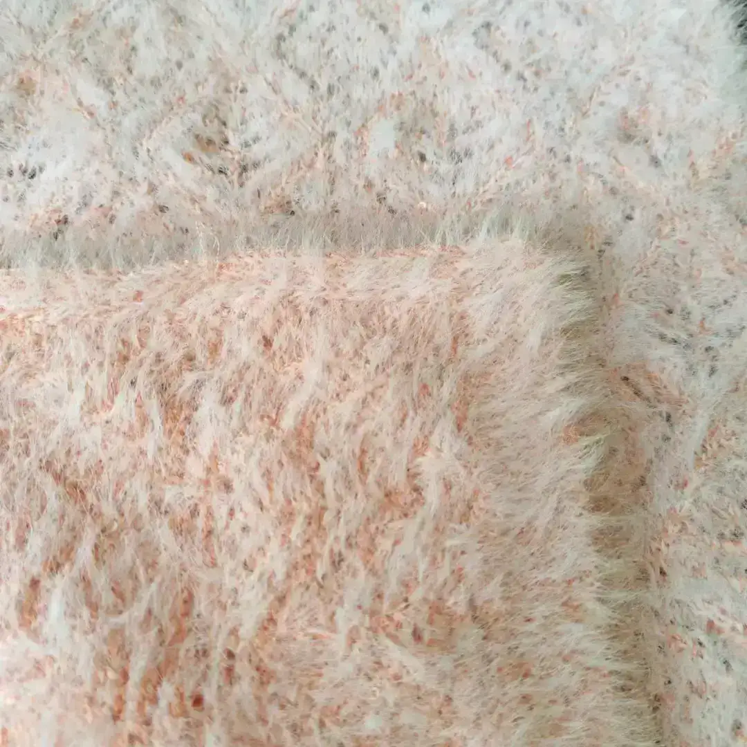 China Yarn  Cat Feather Yarn Fancy Yarn Nylon Polyester pink color buy from China wholesaler bulk order at wholesale price free worldwide shipping Alibaba