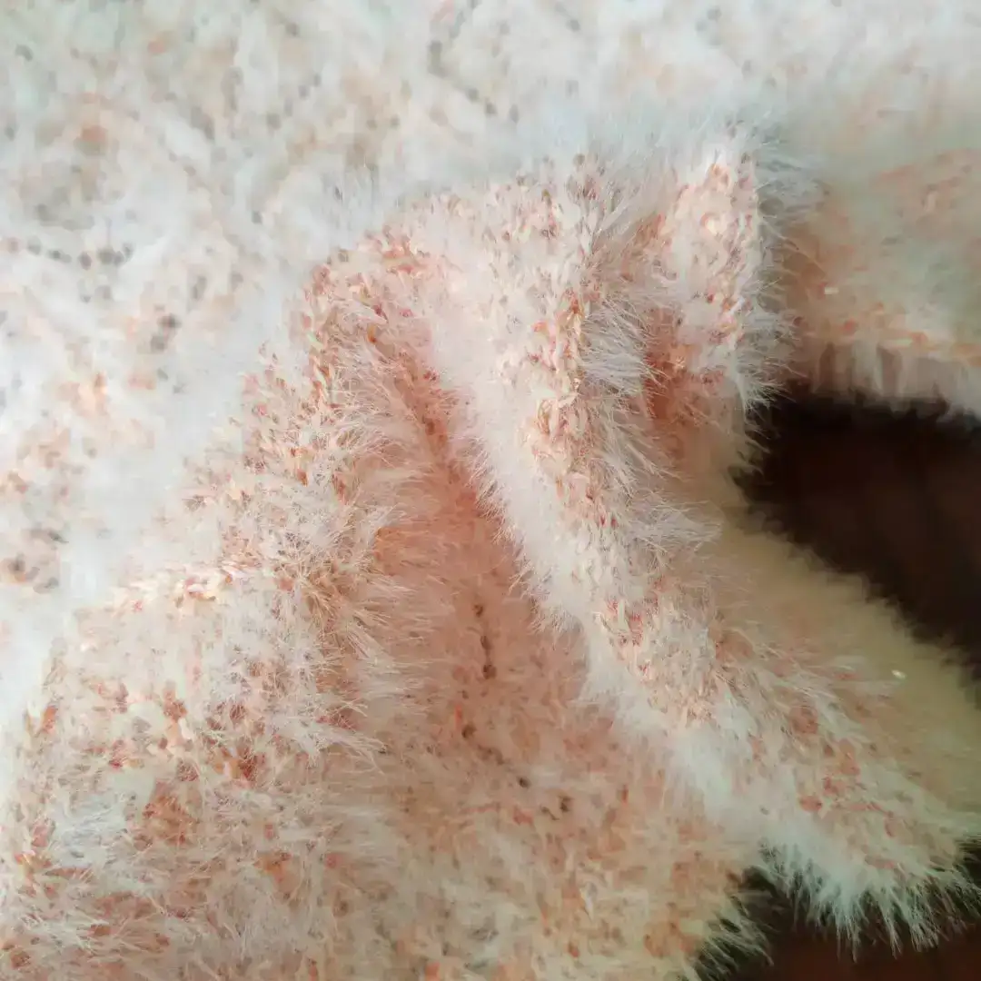 China Yarn  Cat Feather Yarn Fancy Yarn Nylon Polyester pink color buy from China wholesaler bulk order at wholesale price free worldwide shipping Alibaba