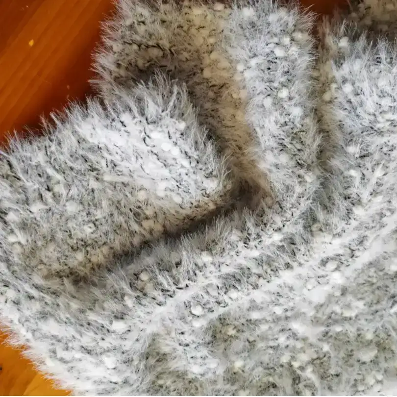 China Yarn for Overcoat,Open Cardigan (Sweater) Teddy Yarn Fancy Yarn Polyester beige color buy from China wholesaler bulk order at wholesale price free worldwide shipping Alibaba