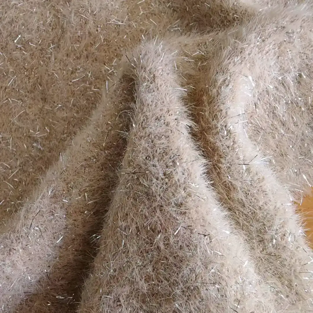 China Yarn for Crop Top,Crew Neck Pullover (Sweater),Crop Top Pullover (Sweater) Cat Feather Yarn Fancy Yarn Nylon Metallic fiber brown color buy from China wholesaler bulk order at wholesale price free worldwide shipping Alibaba