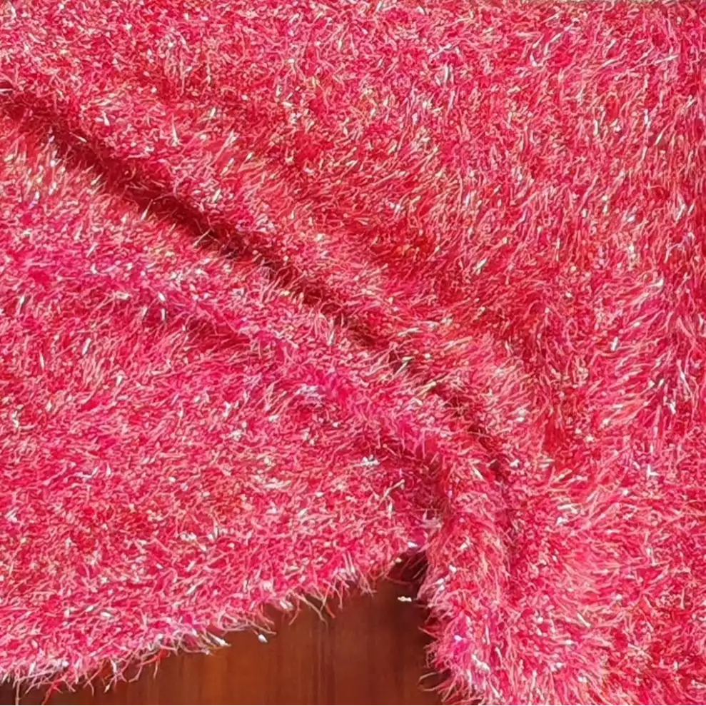 China Yarn for Crop Top,Crew Neck Pullover (Sweater) Feather Yarn Fancy Yarn Nylon Metallic fiber red color buy from China wholesaler bulk order at wholesale price free worldwide shipping Alibaba