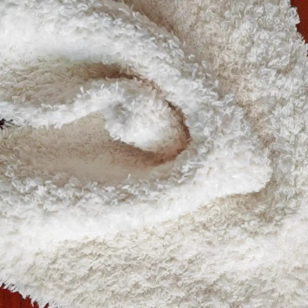 China Yarn for Round Neck Pullover (Sweater),Crew Neck Pullover (Sweater),Crop Top Pullover (Sweater),Dresses (Pullover) (Sweater),Loungewear Teddy Yarn Fancy Yarn Polyester off-white color buy from China wholesaler bulk order at wholesale price free worldwide shipping Alibaba