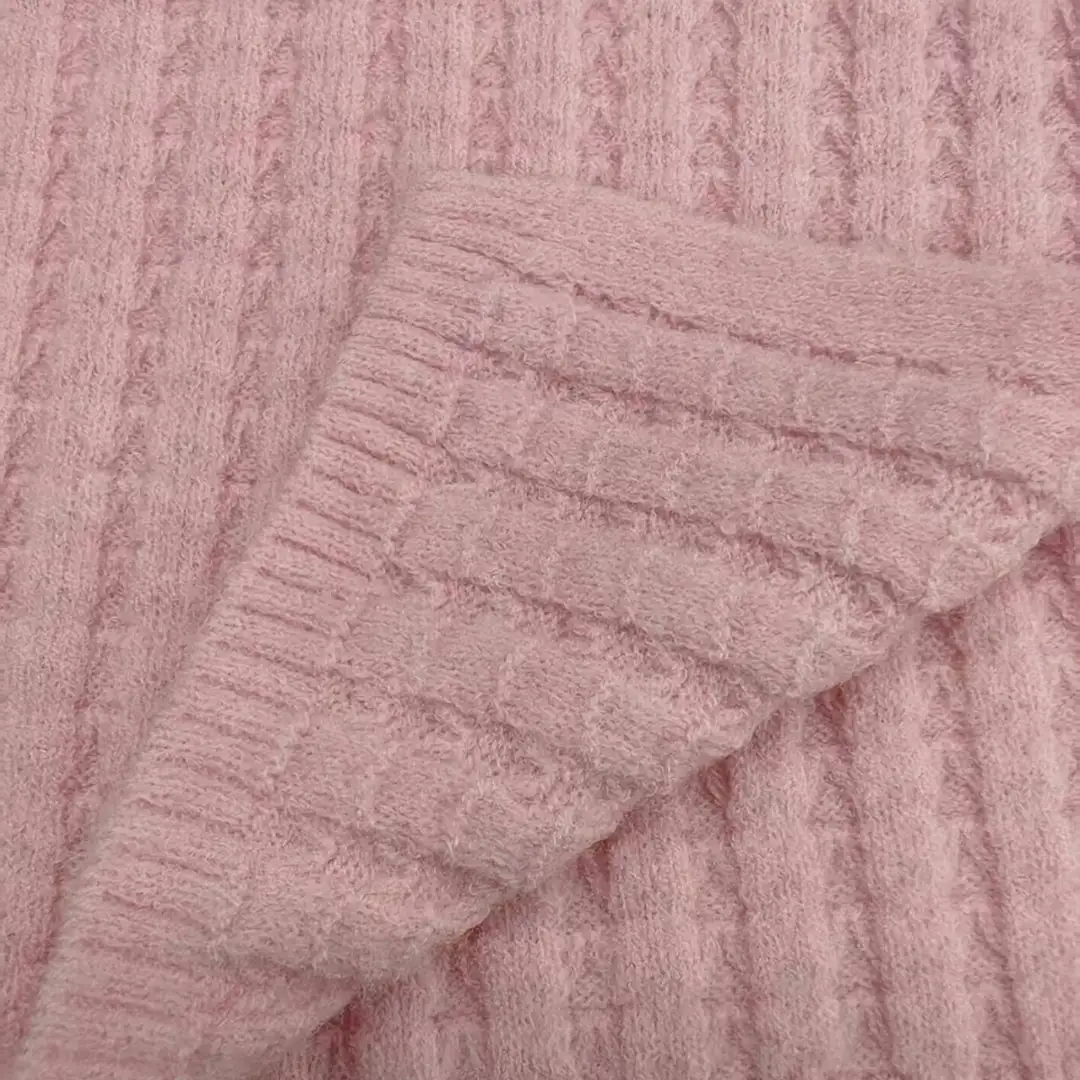 China Yarn for Crop Top,Hoodie,Open Cardigan (Sweater),Crop Top Pullover (Sweater) Mossy Yarn Fancy Yarn Acrylic PBT Nylon Pink and brown color buy from China wholesaler bulk order at wholesale price free worldwide shipping Alibaba